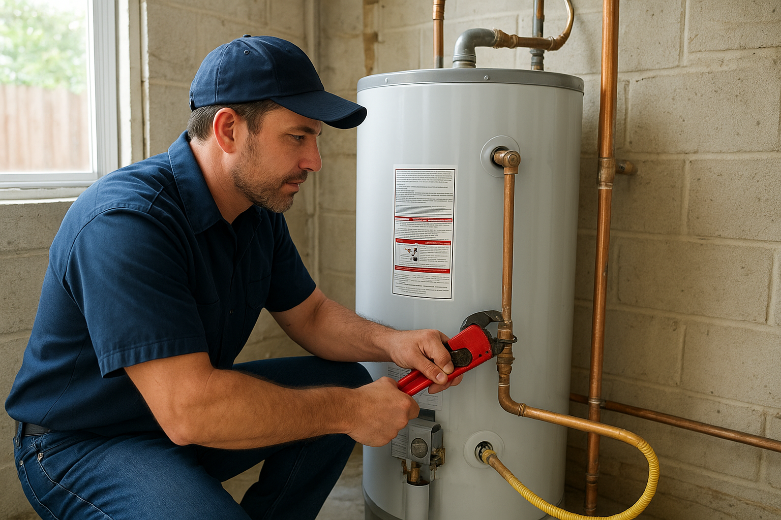 water heater repair in Edinburg